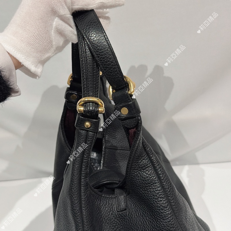 莉亞精品♡ Loewe 鎖頭hobo包 二手美包-7