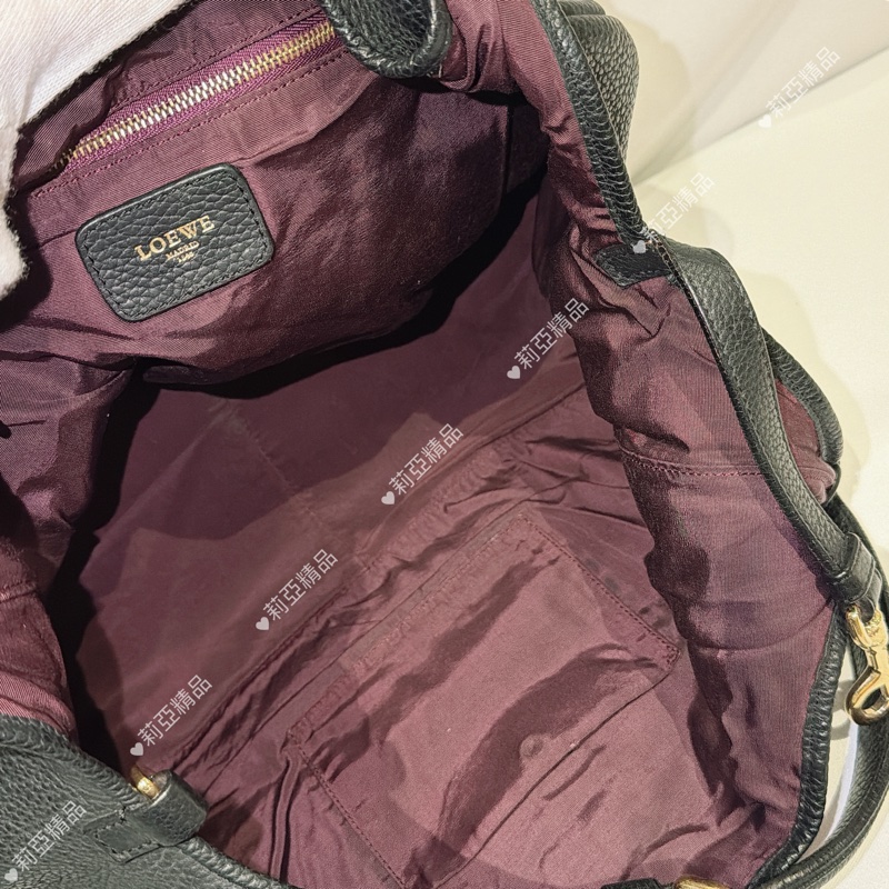 莉亞精品♡ Loewe 鎖頭hobo包 二手美包-14