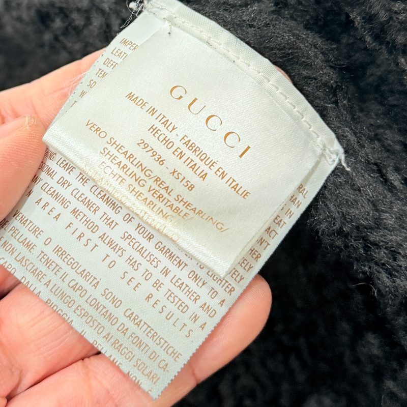 Gucci × Tom Ford 聯名款 黑色 麂皮 真皮 大衣 長版大衣 長大衣 皮外套 夾克-27