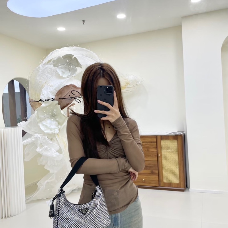 Prada 普拉達 PRADA 滿鑽 HOBO-4