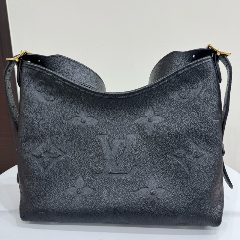 JK國際二手精品✨LV Carryall pm 黑壓紋 晶片款-2