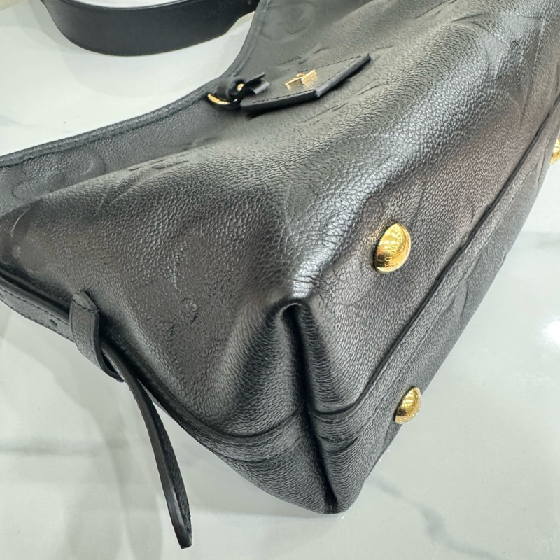 JK國際二手精品✨LV Carryall pm 黑壓紋 晶片款-6