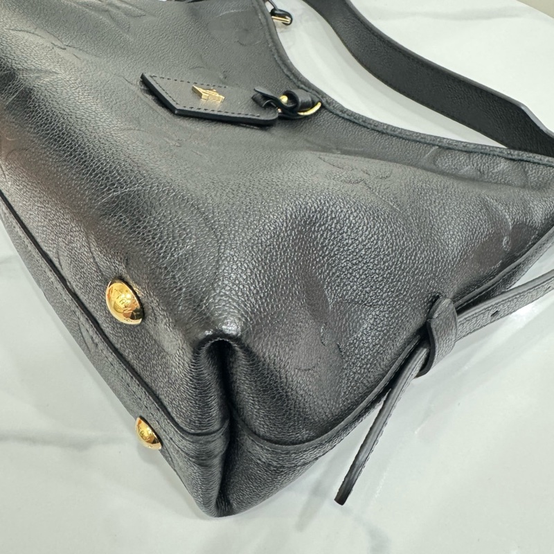 JK國際二手精品✨LV Carryall pm 黑壓紋 晶片款-7