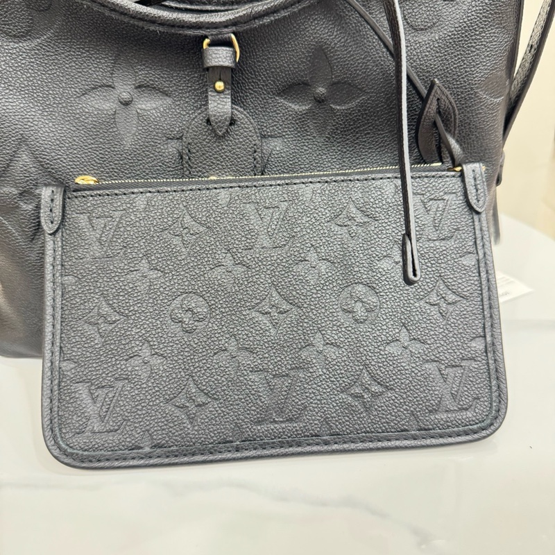 JK國際二手精品✨LV Carryall pm 黑壓紋 晶片款-14