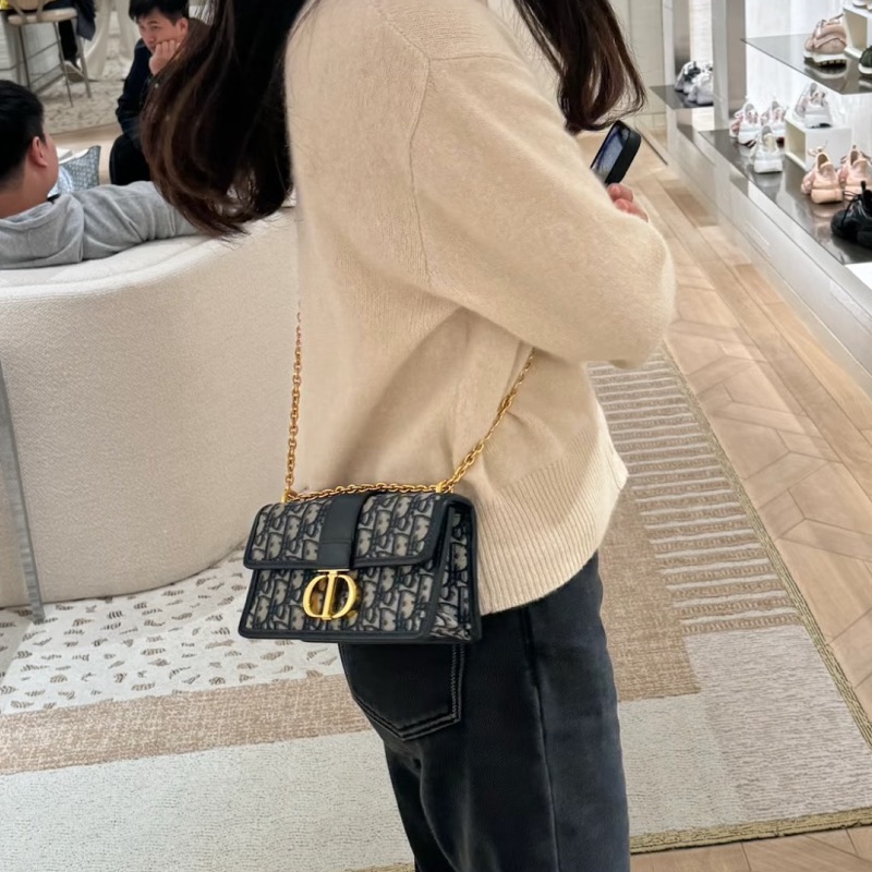 Dior 蒙田老花 30小號 晶片款-7