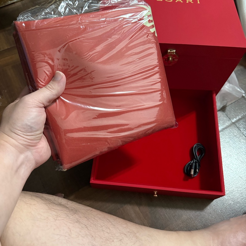 【BVLGARI 寶格麗】限量紅色麻將組-3