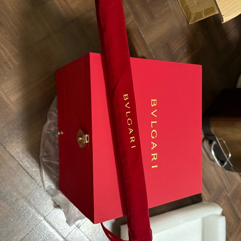 【BVLGARI 寶格麗】限量紅色麻將組-4