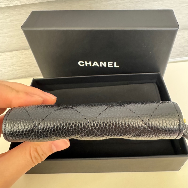 Chanel經典拉鏈零錢包-7