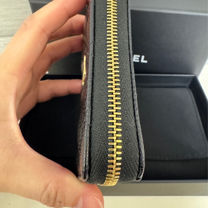 Chanel經典拉鏈零錢包-10