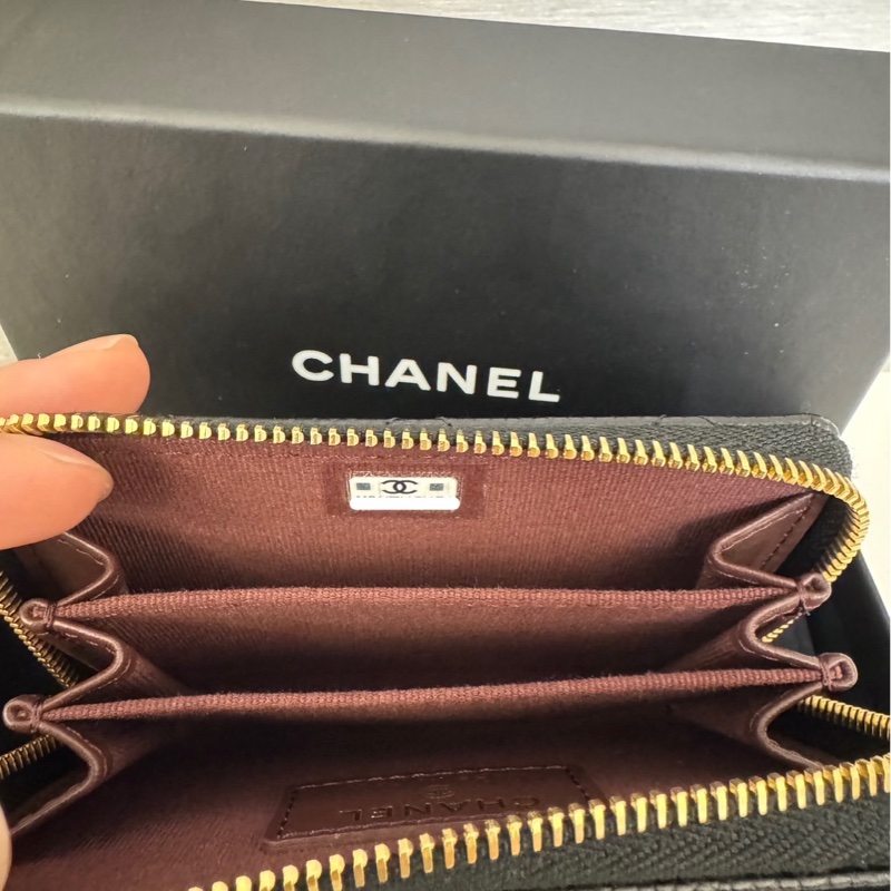 Chanel經典拉鏈零錢包-11
