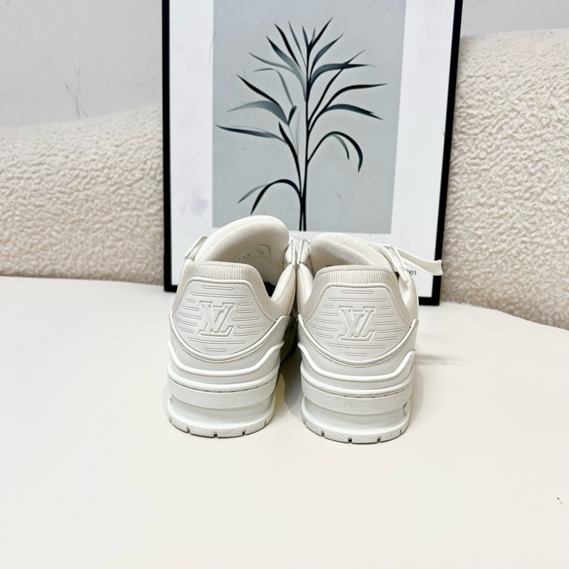 lv/路易威登 trainer純白休閒鞋 板鞋 時尚百搭款 35碼-4