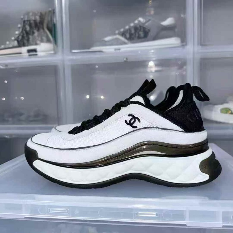 98新 香奈兒 chanel黑白熊貓 黑標 35碼-9