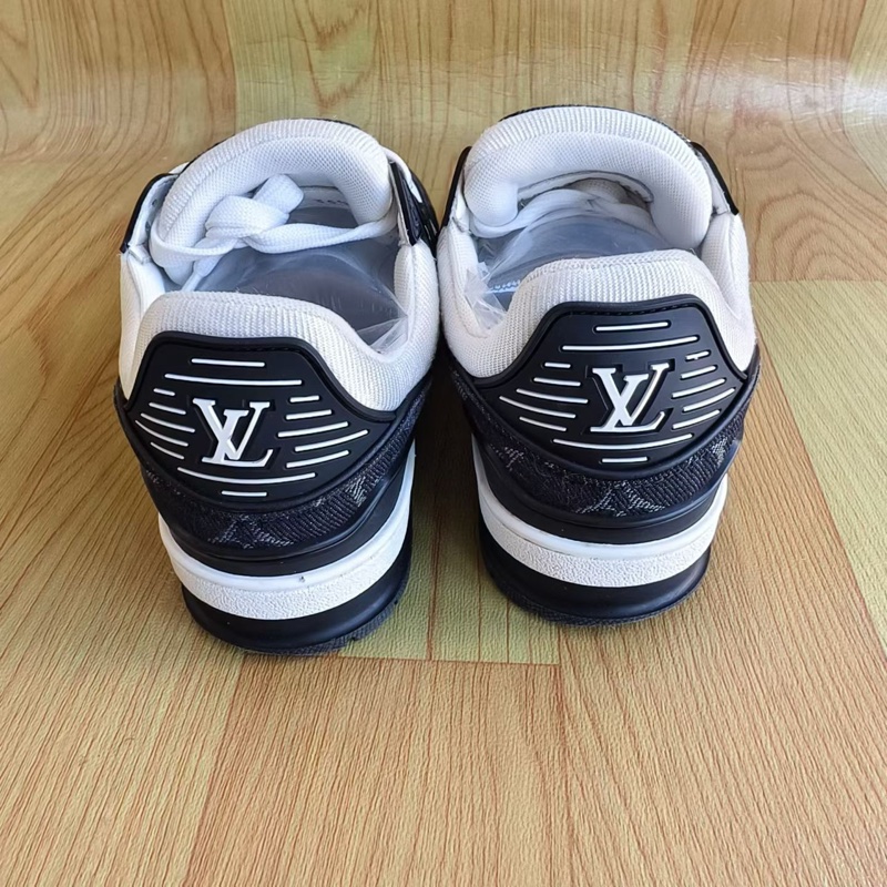 Louis vuitton路易威登 lv trainer 黑白老花牛仔 35.5-4