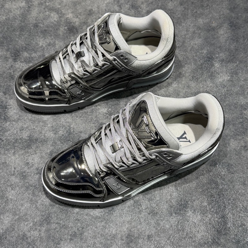 LOUIS VUITTON 路易威登 LV Trainer 鏡面漆皮 38碼-8