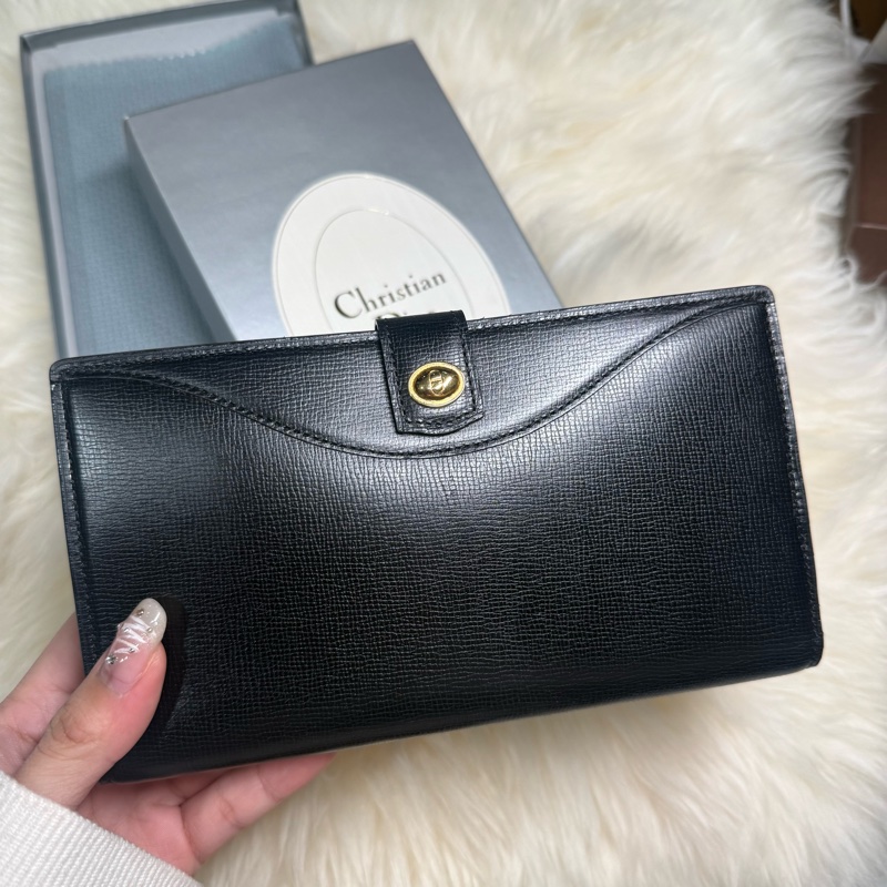 dior 長夾 最便宜 大出清！！全新 黑金 皮夾 錢包 男女可用-0