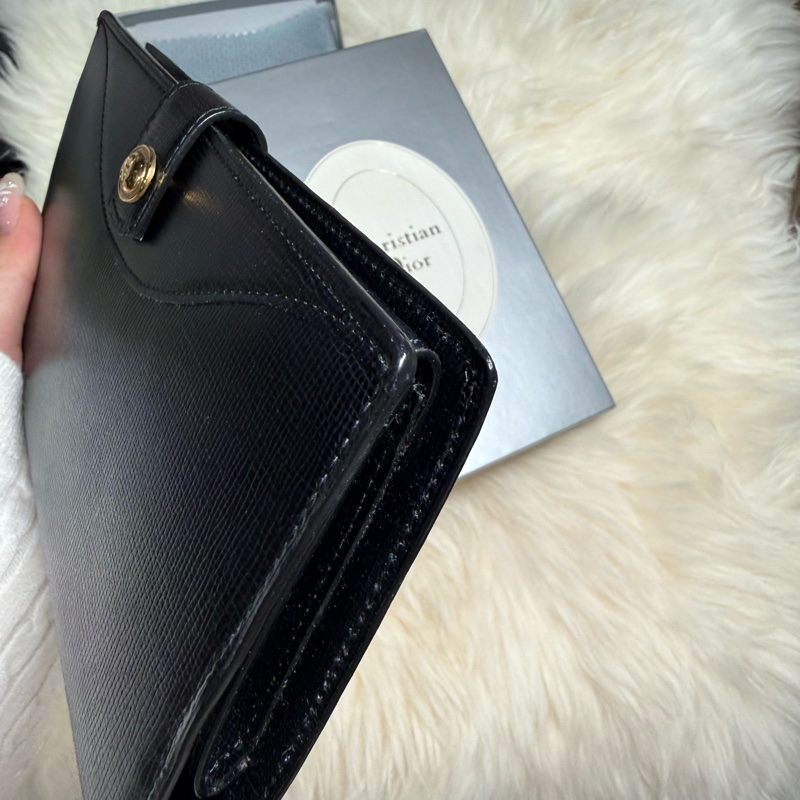 dior 長夾 最便宜 大出清！！全新 黑金 皮夾 錢包 男女可用-2