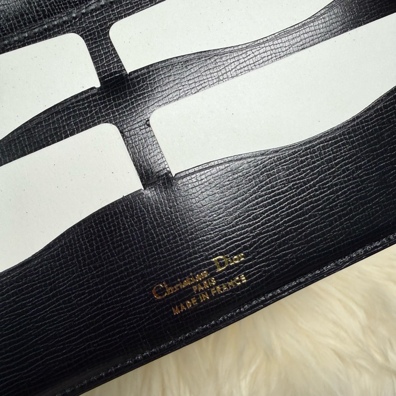 dior 長夾 最便宜 大出清！！全新 黑金 皮夾 錢包 男女可用-7