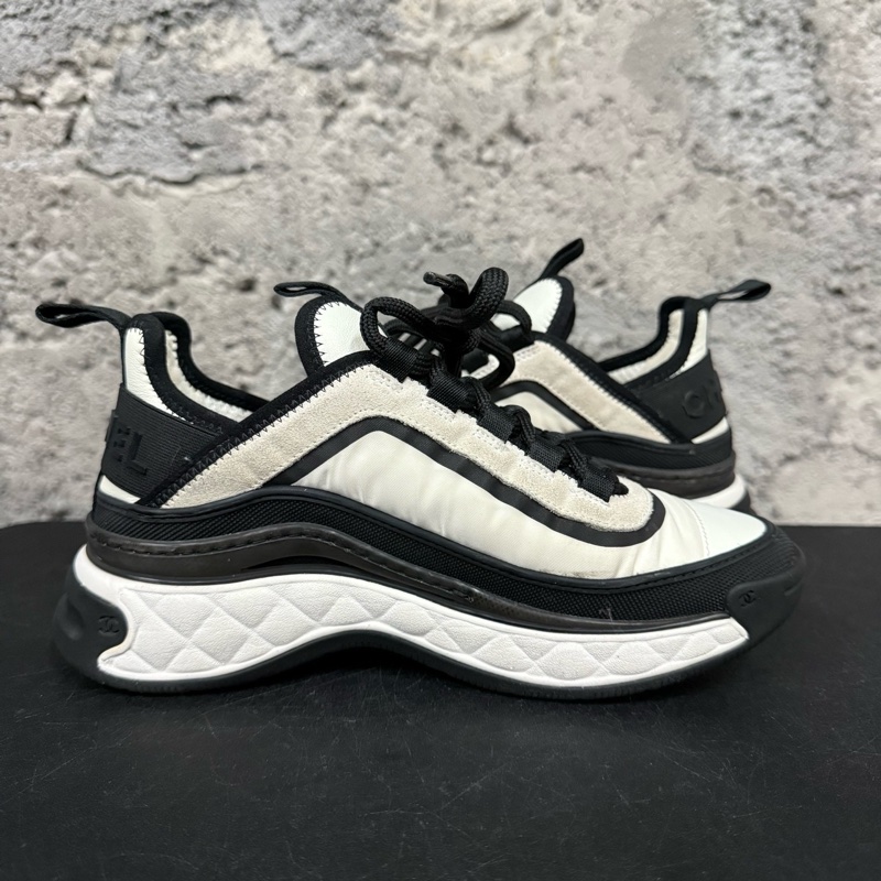 Chanel香奈兒黑白熊貓氣墊運動鞋 35碼-3