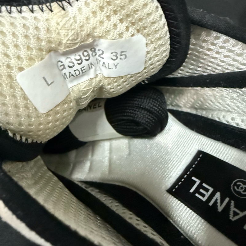 Chanel香奈兒黑白熊貓氣墊運動鞋 35碼-7