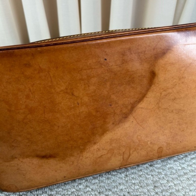 LV路易威登老花貝殼包 經典Monogram配色 金色五金 手提設計 容量大 實用性強-11