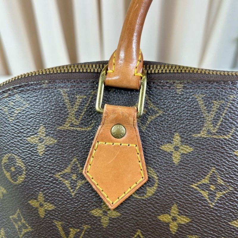 LV路易威登老花貝殼包 經典Monogram配色 金色五金 手提設計 容量大 實用性強-16