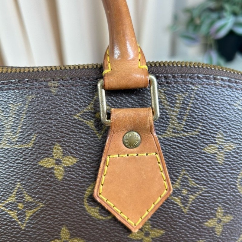 LV路易威登老花貝殼包 經典Monogram配色 金色五金 手提設計 容量大 實用性強-17