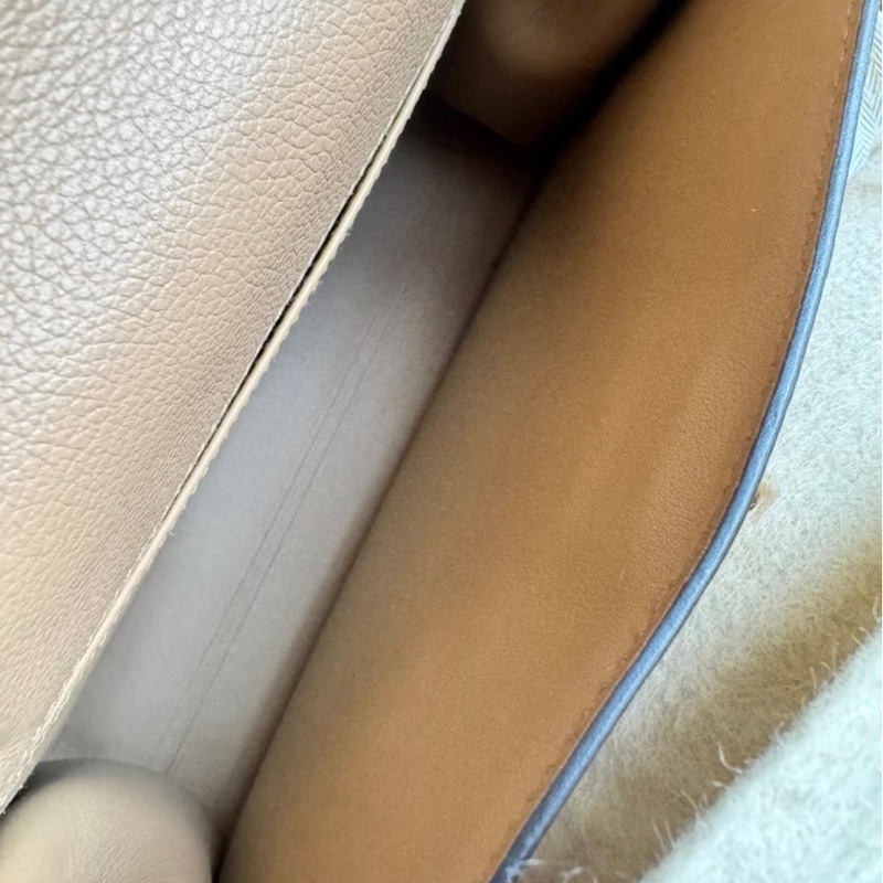 Hermes愛馬仕 Kelly danse 奶茶色金扣 evercolor皮 U刻-7