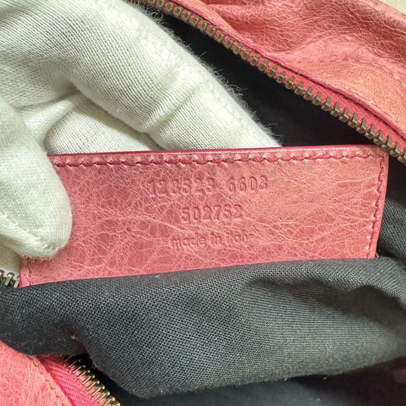 二手正品Balenciaga巴黎世家Classic Twiggy蜜桃復古羊皮機車包2way巴黎世家包 巴黎世家機車包-17