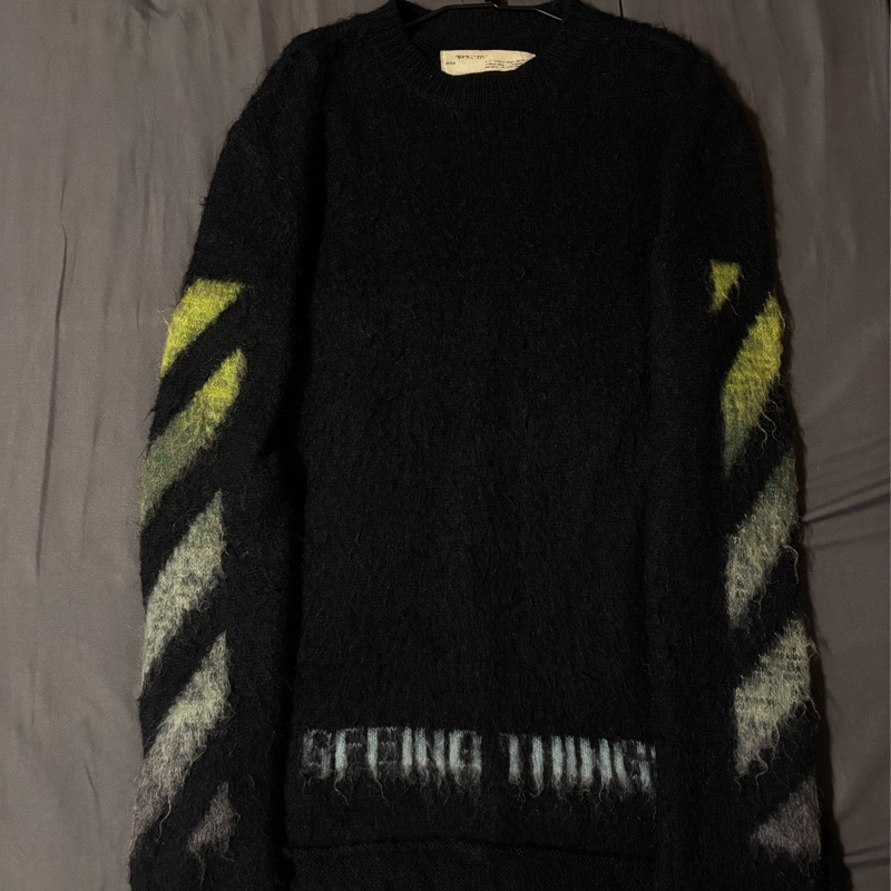 Offwhite 馬海毛衣-5