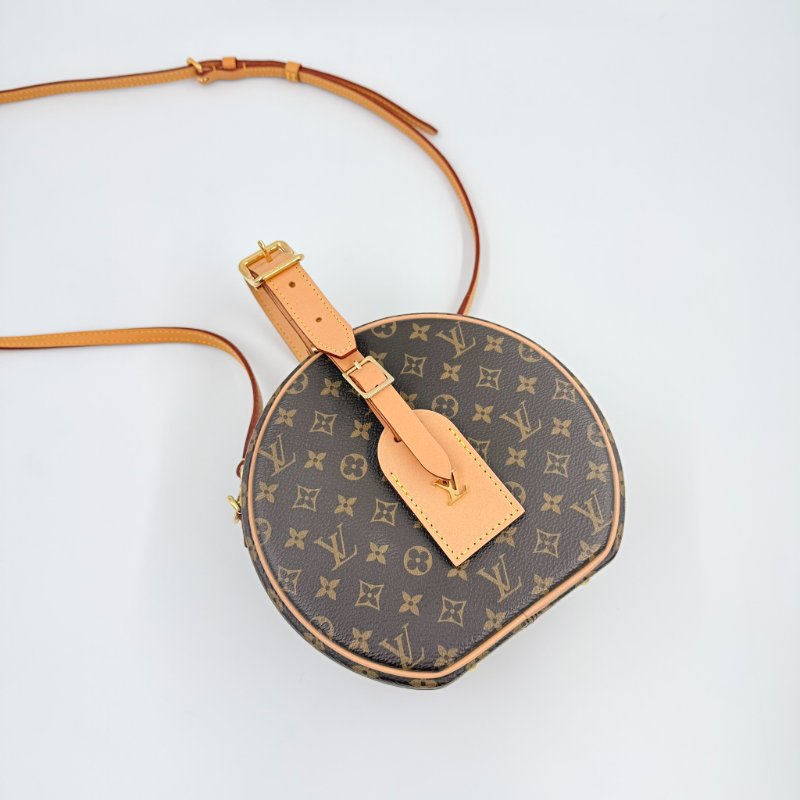Louis Vuitton - Petite Boite Chapeau老花硬圓餅包-0