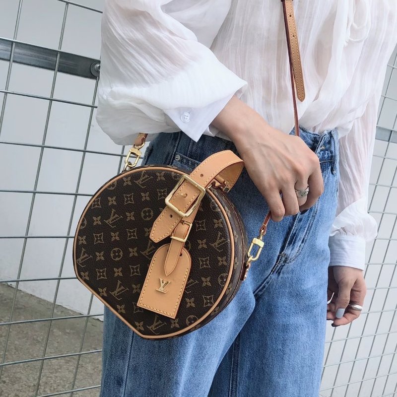 Louis Vuitton - Petite Boite Chapeau老花硬圓餅包-6