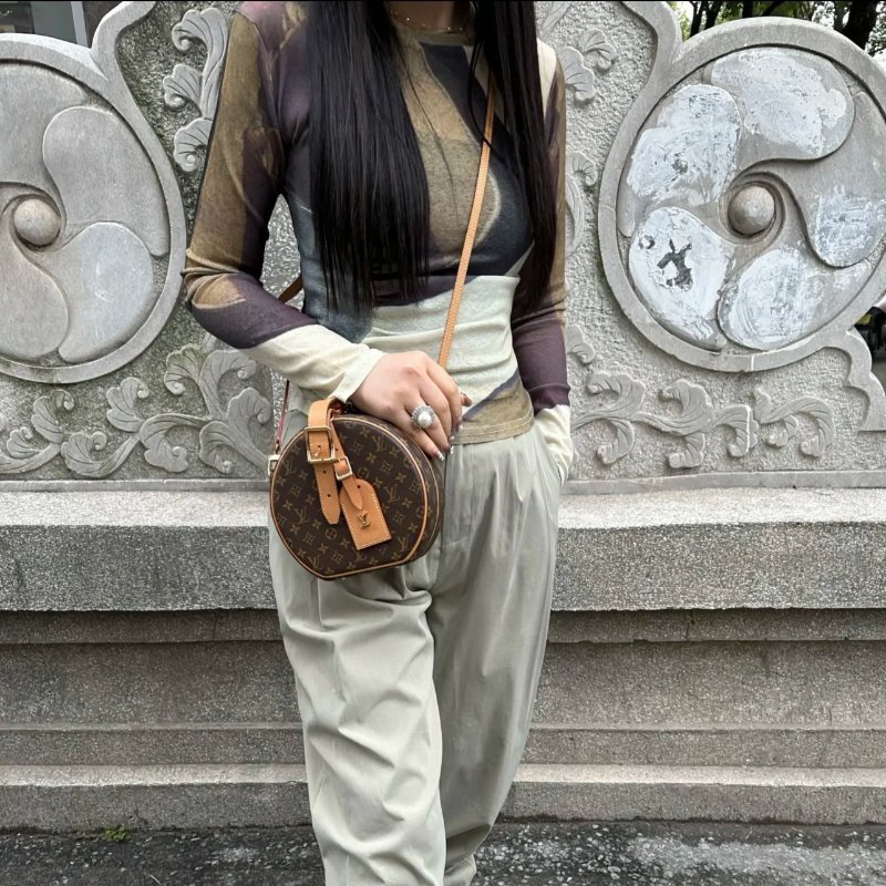 Louis Vuitton - Petite Boite Chapeau老花硬圓餅包-9