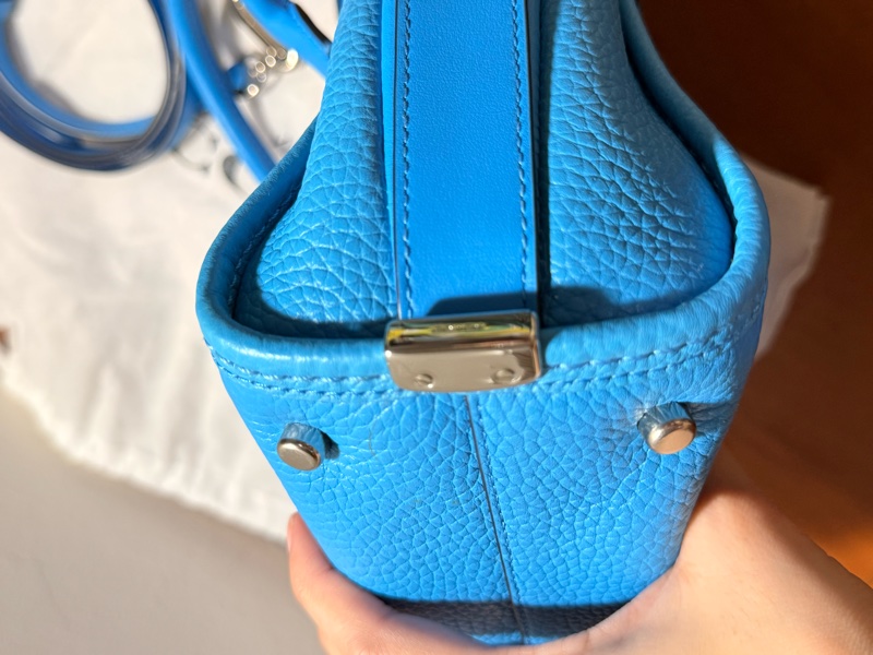 COACH 天空藍/斜背包-8