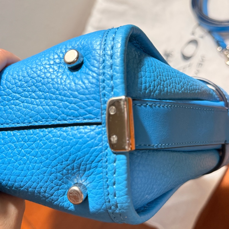 COACH 天空藍/斜背包-9