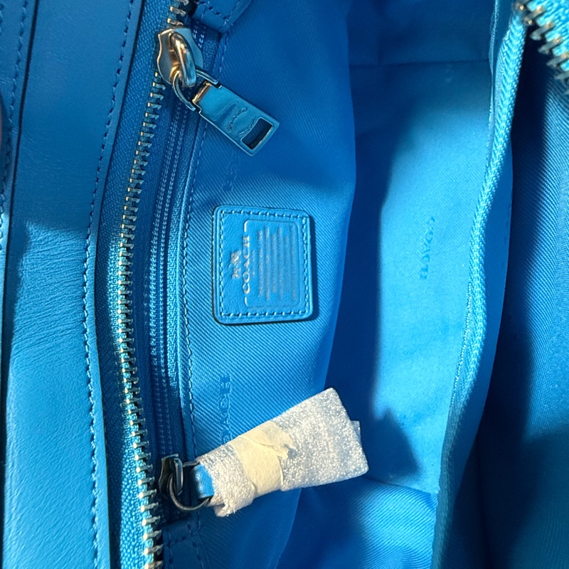 COACH 天空藍/斜背包-10