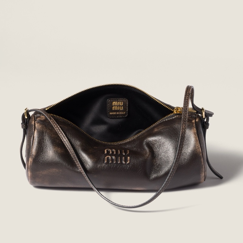 Miu Miu 女士 拉鍊單肩包均碼碼常規、22cm*9cm*9cm-0