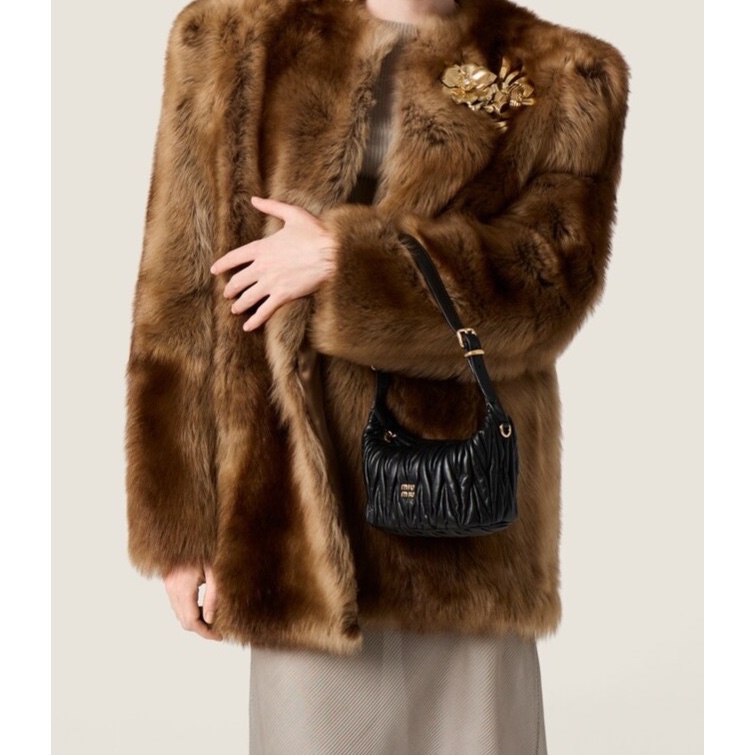 Miu Miu 女士 Matelasse單肩包均碼碼常規、15cm*8cm*8.5cm-4