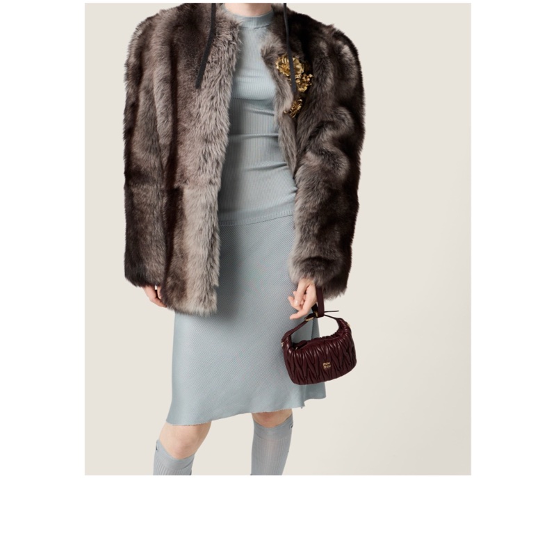 Miu Miu 女士 Matelasse 迷你包均碼碼MINI、15cm*8cm*8.5cm-4