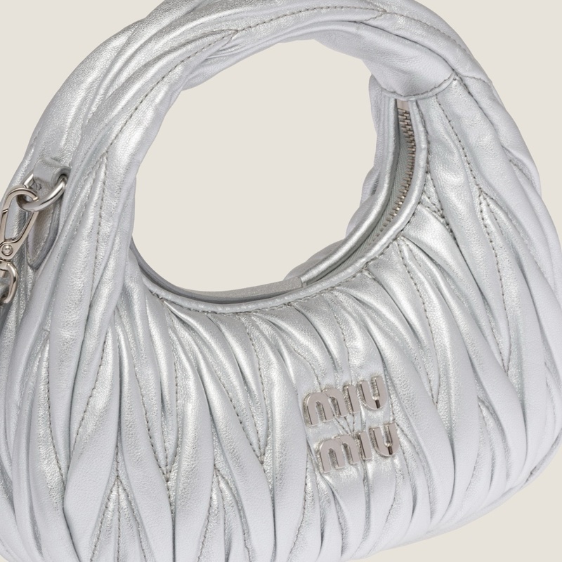 Miu Miu 女士 迷你Wander Matelassé單肩包均碼碼MINI、17.5cm*5.5cm*14cm-3