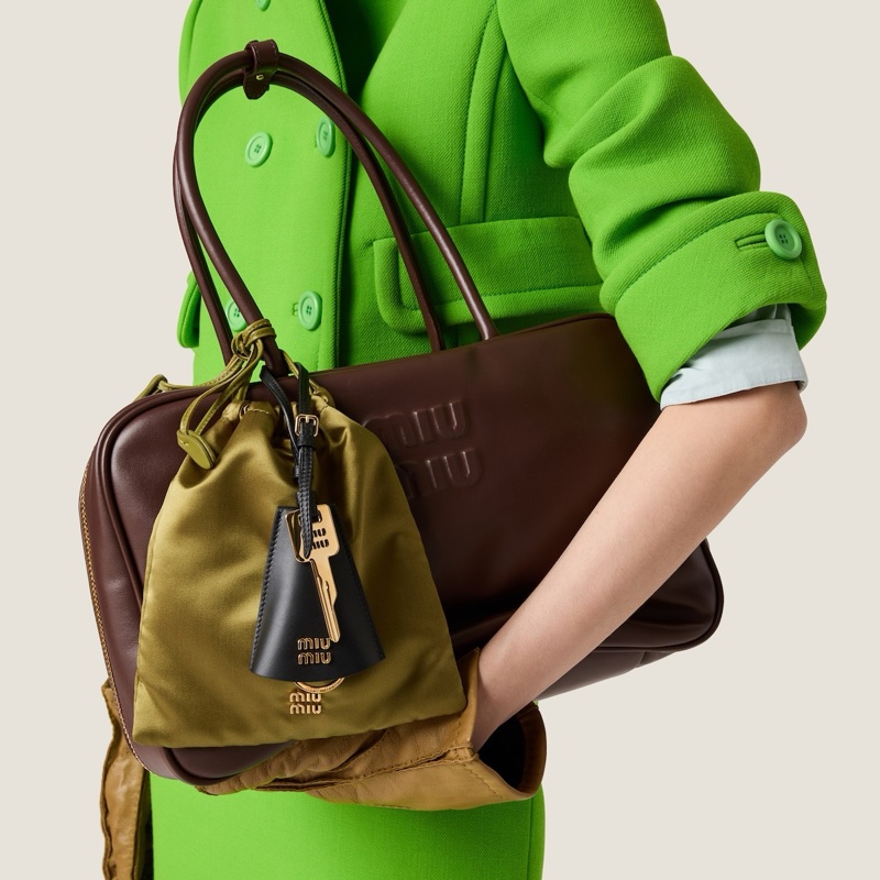 Miu Miu 女士 Beau 手提包均碼碼常規、34cm*10cm*23cm-3