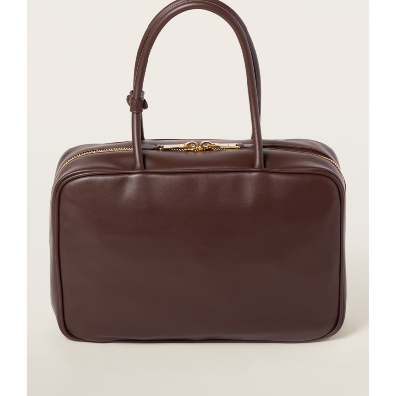 Miu Miu 女士 Beau 手提包均碼碼常規、34cm*10cm*23cm-5