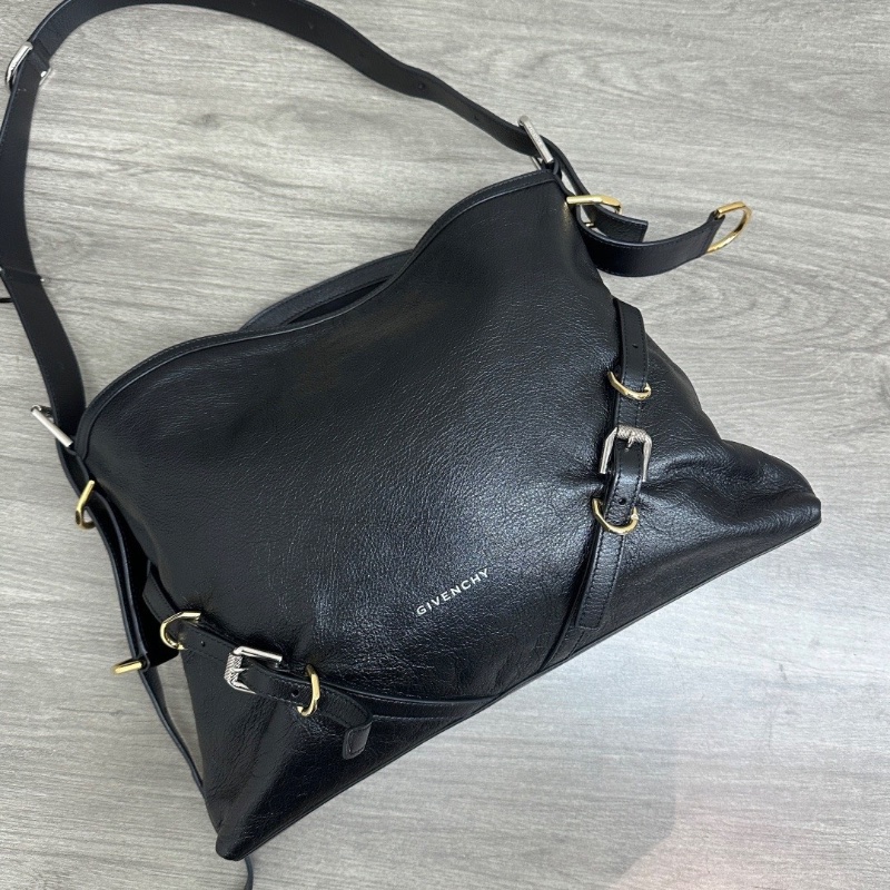 GIVENCHY 黑金Voyou肩背斜背包37*27*5 98新配件塵袋-5