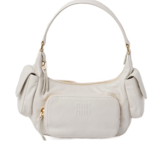 Miu Miu 女士 Pocket Hobo單肩包均碼碼21cm*6cm*12cm-0