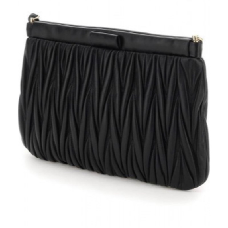 Miu Miu 女士 Matelassé 徽標單肩包均碼碼25cm*16.5cm-1
