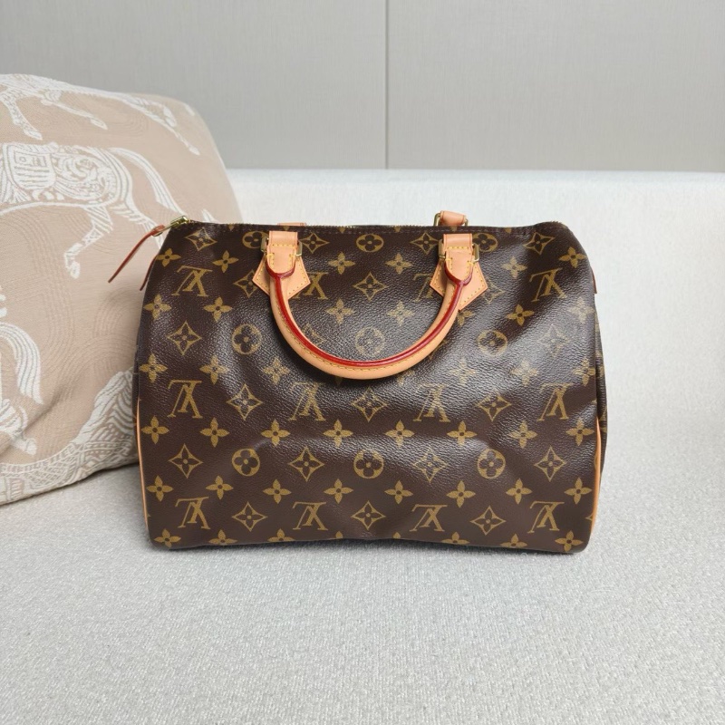 LV老花限量塗鴉Speedy30 30*21*18  99新鑰匙鎖塵袋-7