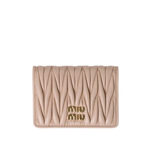 Miu Miu 女士 Matelasse 納帕皮卡夾均碼碼10.5cm*8cm