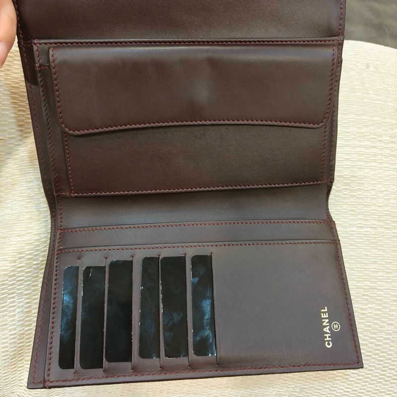 #荔枝皮 #櫃上在售5️⃣萬多 香奈兒黑金三折信封長夾 經典cf款🔥-6