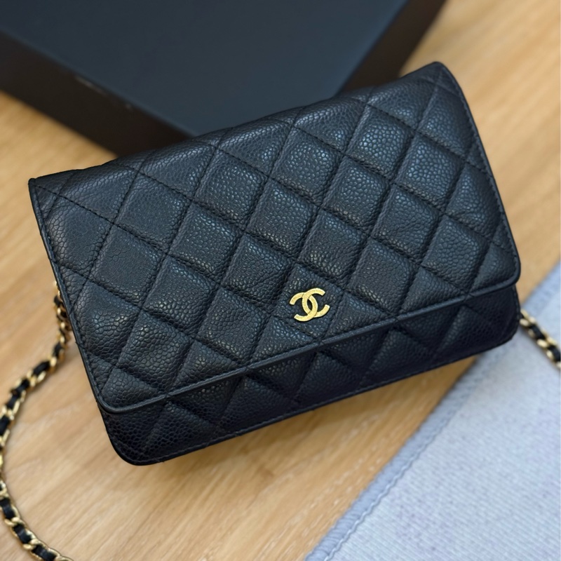 Chanel 黑金荔枝Woc-0