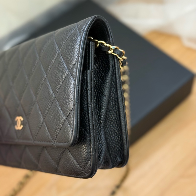 Chanel 黑金荔枝Woc-3