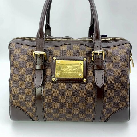 Louis Vuitton Damier Berkeley 路易威登棋盤格手提包，MM，N52000，真品，現貨，免運